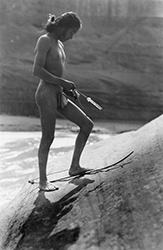 Loinclothed hobby; Obr�zek dne - the picture od the day - �awa rel -  Roland W. Reed, Broken Arrow, Navajo - Hopi