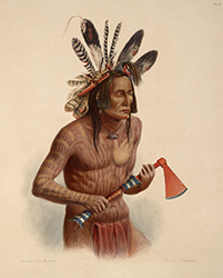 Loinclothed hobby; Obr�zek dne - the picture od the day - �awa rel - Mato-Tope adorned with the insignia of his warlike deeds