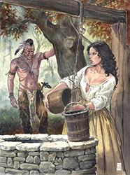 Loinclothed hobby; Obr�zek dne - the picture od the day - �awa rel - Milo Manara, Incontro al pozzo