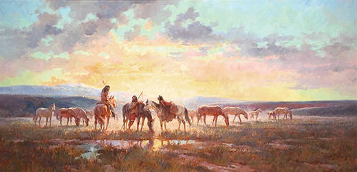 Loinclothed hobby; Obr�zek dne - the picture od the day - �awa rel - Roy Andersen, Breakfast in the Bighorns