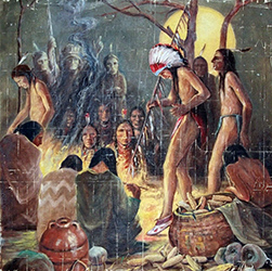 Loinclothed hobby; Obr�zek dne - the picture od the day - �awa rel - A.W. Bonner, Ghost dance