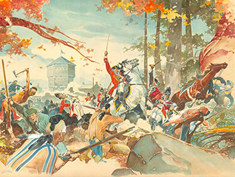 Loinclothed hobby; Obr�zek dne - the picture od the day - �awa rel - Giovanni Ticci, indians are fighting