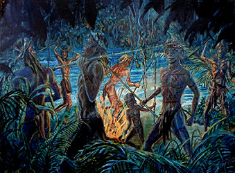 Loinclothed hobby; Obr�zek dne - the picture od the day - �awa rel - Lord of the flies