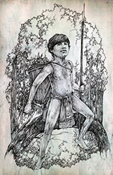 Loinclothed hobby; Obr�zek dne - the picture od the day - �awa rel -  Jungle Boy - suku anak dalam <