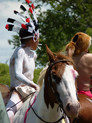 Loinclothed hobby; Obr�zek dne - the picture od the day - �awa rel -  Tukano - Indian tribe,  North Western Amazonia <