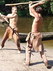 Loinclothed hobby; Obr�zek dne - the picture od the day - �awa rel - River indians<