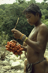 Loinclothed hobby; Obr�zek dne - the picture od the day - �awa rel - Photo by Christian Erni, Buhid people, Mindoro Island - Philippines<