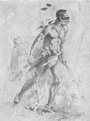 Loinclothed hobby; Obr�zek dne - the picture od the day - �awa rel - Mohawk indian <