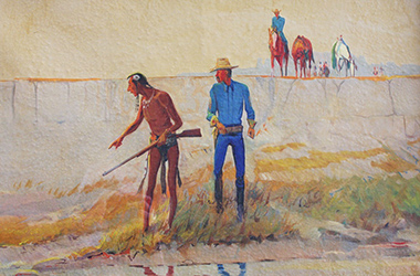 Loinclothed hobby; Obr�zek dne - the picture od the day - �awa rel - J.K. Ralston, Chief Washakie