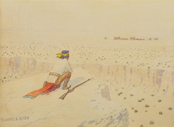 Loinclothed hobby; Obr�zek dne - the picture od the day - �awa rel -  Leonard Howard Reedy, Apache Scout<