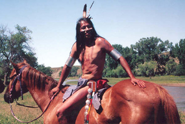 Loinclothed hobby; Obr�zek dne - the picture od the day - �awa rel - Indian rider<