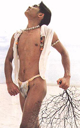 Loinclothed hobby; Obr�zek dne - the picture od the day - �awa rel - V thong bederce<