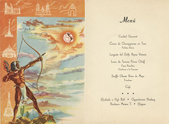 Loinclothed hobby; Obr�zek dne - the picture od the day - �awa rel - Instituto Mexicano del Seguro Social Banquet Menu<