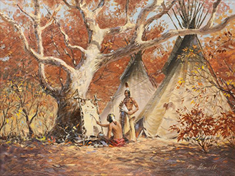 Loinclothed hobby; Obr�zek dne - the picture od the day - �awa rel - Ken Gunall, Encampment