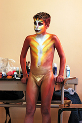 Loinclothed hobby; Obr�zek dne - the picture od the day - �awa rel - Bodypainting, NovelArt - Tiger styl