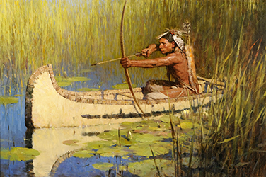 Loinclothed hobby; Obr�zek dne - the picture od the day - �awa rel - Zhuo Shu Liang, Solitary Hunter, 2006