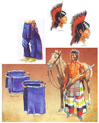 Loinclothed hobby; Obr�zek dne - the picture od the day - �awa rel -  D. Rickman, breechclout & aprons 