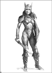 Loinclothed hobby; Obr�zek dne - the picture od the day - �awa rel -  Art of Julie Bell
