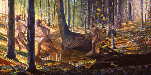 Loinclothed hobby; Obr�zek dne - the picture od the day - �awa rel -  Bryan Haynes, Spring Creek