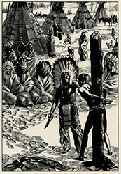 Loinclothed hobby; Obr�zek dne - the picture od the day - �awa rel - Lubom�r Vra�til, (F. Steuben) - Tekumseh