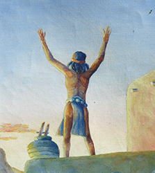 Loinclothed hobby; Obr�zek dne - the picture od the day - �awa rel - Charley Earnesta, Arizona Pueblo, Indian Native American, Hopi 