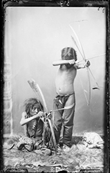 Loinclothed hobby; Obr�zek dne - the picture od the day - �awa rel -  Charles S. Baker, Sharp Nose's Boys, Arapaho Indians