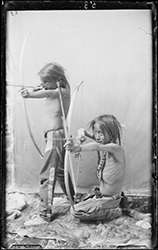 Loinclothed hobby; Obr�zek dne - the picture od the day - �awa rel -  Charles S. Baker, Sharp Nose's Boys, Arapaho Indians