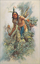 Loinclothed hobby; Obr�zek dne - the picture od the day - �awa rel - Frederick Coffay Yohn, An Indian