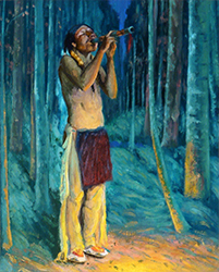 Loinclothed hobby; Obr�zek dne - the picture od the day - �awa rel - William Acheff, Night Song