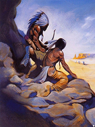 Loinclothed hobby; Obr�zek dne - the picture od the day - �awa rel - Hoffman Mike, Two indians