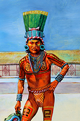 Loinclothed hobby; Obr�zek dne - the picture od the day - �awa rel - Coricancha, Crocodile Shaman, Costa Rica, AD 100-500