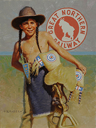 Loinclothed hobby; Obr�zek dne - the picture od the day - �awa rel - Tom Saubert, A Horse Or The Train