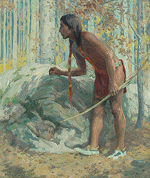 Loinclothed hobby; Obr�zek dne - the picture od the day - �awa rel - E.I. Couse, Indian Hunter