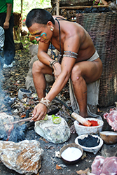 Loinclothed hobby; Obr�zek dne - the picture od the day - �awa rel - Red fundoshi, Japan