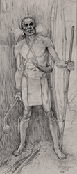 Loinclothed hobby; Obr�zek dne - the picture od the day - �awa rel - Wendell Macrae - Running Indian