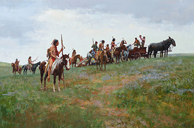 Loinclothed hobby; Obr�zek dne - the picture od the day - �awa rel - Howard Terpning - Whiskey Smugglers