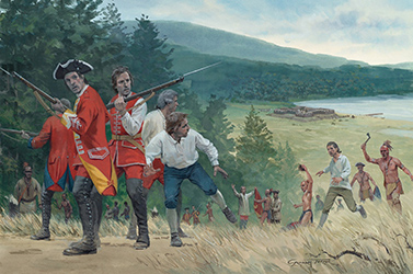 Loinclothed hobby; Obr�zek dne - the picture od the day - �awa rel - Art of Graham Turner, Ospery publishing, The �Massacre� 10 August 1757, Fort William Henry
