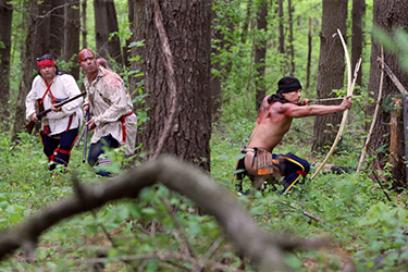 Loinclothed hobby; Obr�zek dne - the picture od the day - �awa rel - Lewis and Clark expedition re-enactors