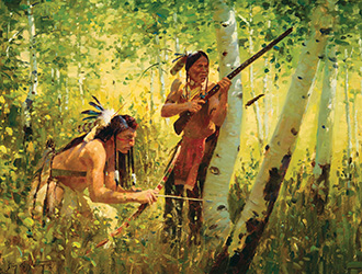 Loinclothed hobby; Obr�zek dne - the picture od the day - �awa rel - Jim Norton, The Hunt