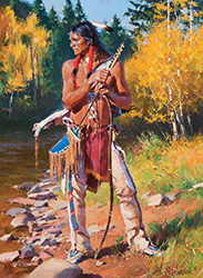 Loinclothed hobby; Obr�zek dne - the picture od the day - �awa rel - Navajo Boys at Start of Footrace