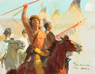 Loinclothed hobby; Obr�zek dne - the picture od the day - �awa rel - Tom Lovell, Comanche Moon 