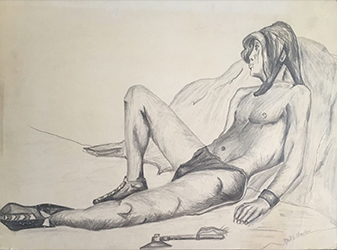 Loinclothed hobby; Obr�zek dne - the picture od the day - �awa rel - George de Forest Brush