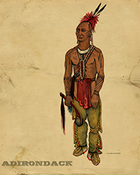 Loinclothed hobby; Obr�zek dne - the picture od the day - �awa rel - Iroquois, Adirondack