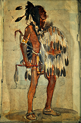 Loinclothed hobby; Obr�zek dne - the picture od the day - �awa rel - Steven Lang, indian on a horse
