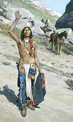 Loinclothed hobby; Obr�zek dne - the picture od the day - �awa rel - Hemry F. Farny, Peace Be with You