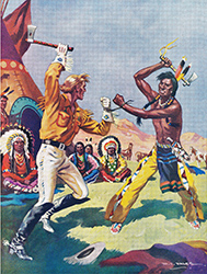 Loinclothed hobby; Obr�zek dne - the picture od the day - �awa rel - Fight in  native indian style