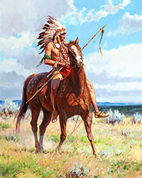 Loinclothed hobby; Obr�zek dne - the picture od the day - �awa rel - Martin Grelle, Cheyenne Pride, 2006<