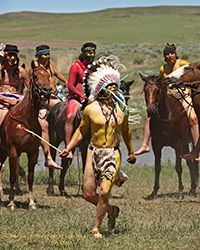 Loinclothed hobby; Obr�zek dne - the picture od the day - �awa rel - Little Big Horn re-enactment, 2010
