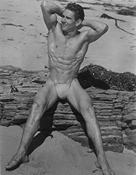 Loinclothed hobby; Obr�zek dne - the picture od the day - �awa rel - Photographed by the Athletic Model Guild, Leonard Chambers