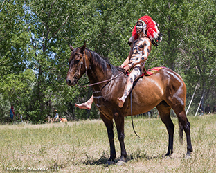 Loinclothed hobby; Obr�zek dne - the picture od the day - �awa rel - Reenactment Battle of Little Bighorn 2016